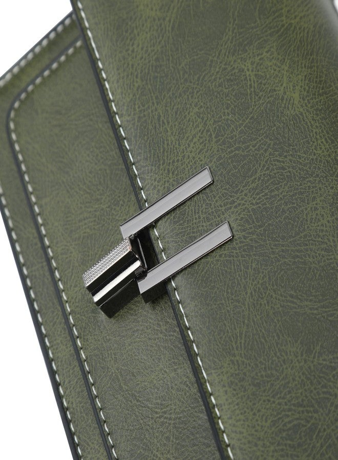 sqlp Crossbody Bags for Women Vegan Leather Small Purses Daily Use Woman Cute Designer Shoulder bag, Green - Image 4