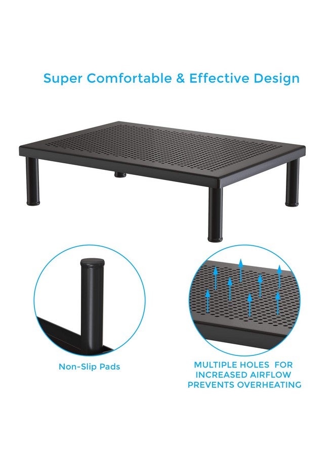 APPUCOCO حامل ميكروويف عالمي من APPUCOCO مصنوع من المعدن الثقيل لمنصة المطبخ - أرضية (حتى 30 لتر) باللون الأسود. - Image 4