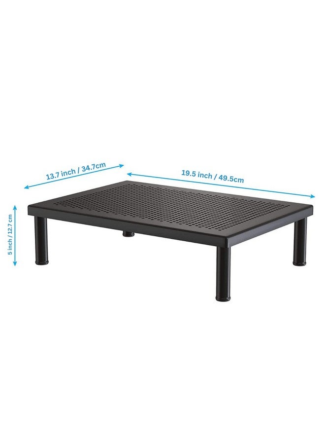 APPUCOCO حامل ميكروويف عالمي من APPUCOCO مصنوع من المعدن الثقيل لمنصة المطبخ - أرضية (حتى 30 لتر) باللون الأسود. - Image 3