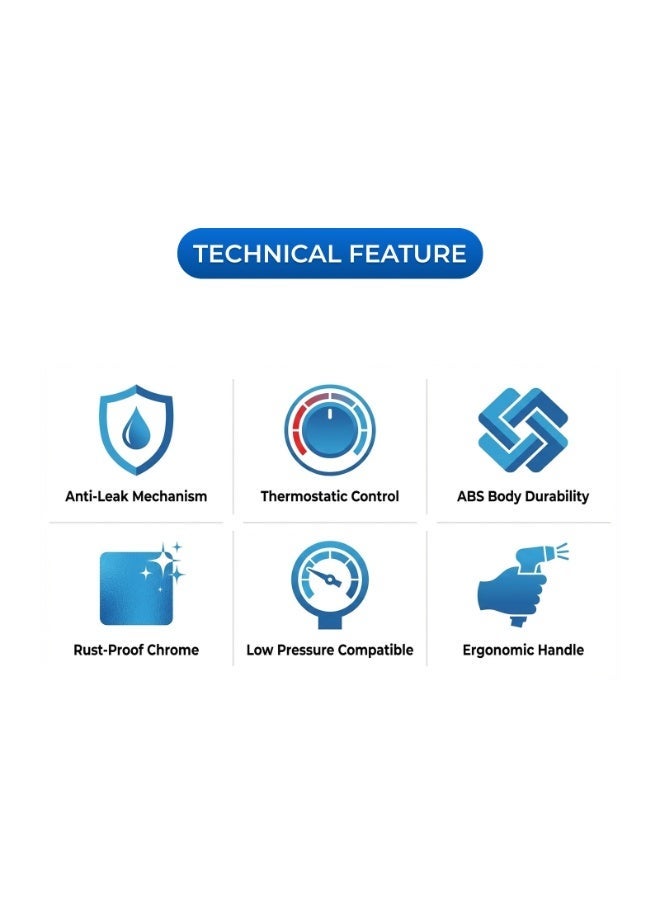 Bold Stella Brass Bidet Shattaf Handheld Sprayer for Toilet Bathroom Hygiene Adjustable Water Flow with Hot and Cold Control Leak Free Brass Core Chrome Finish Easy DIY Installation Water Saving Bidet for UAE Homes - Image 4