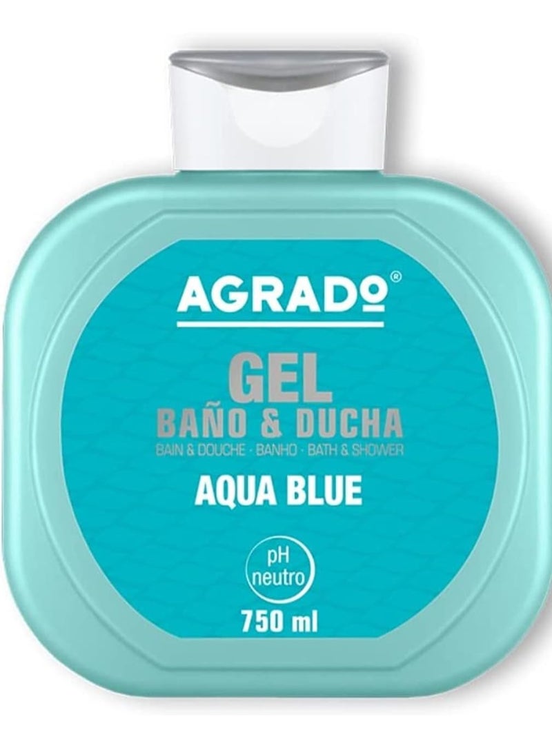 اجرادو جل الاستحمام اكوا بلو 750 مل