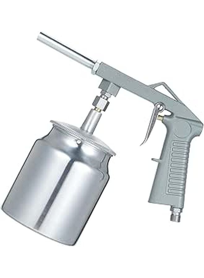 750ml Suction Feed Cup Air Undercoating Spray Machine With Brush For Truck Bed Liner Coating - Image 1