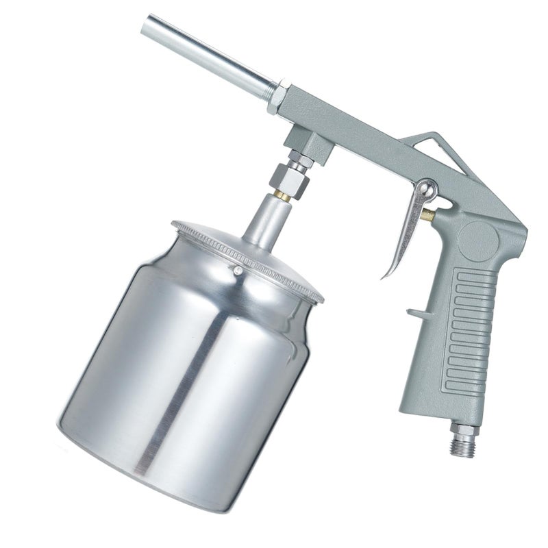 750ml Suction Feed Cup Air Undercoating Spray Machine With Brush For Truck Bed Liner Coating - Image 2