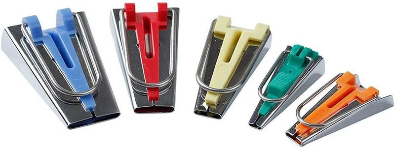 LNKA Bias Tape Maker, 5 Sizes 1/4" 3/8" 1/2" 3/4" 1" DIY Bias Tapes Tools Kit for Fabric Sewing and Quilting - Image 2