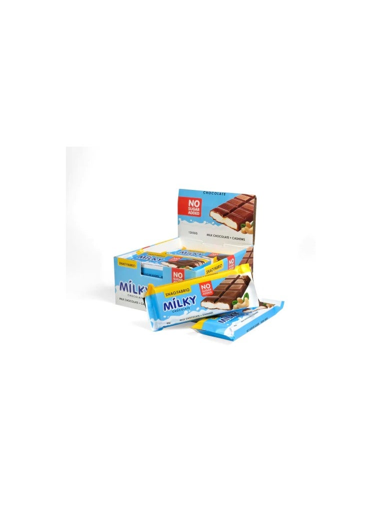 Snaq Fabriq snaq fabriq milk chocolate &cashew 