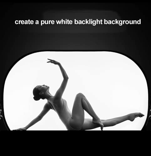 Selens Soft White Diffuser Foldable Light Diffuser Light Diffusion Panel with Carry Bag, Diffuser Fabric Light Modifier for ​TV Production Video Studio Photography Interview Portrait Shots -31x47in… - Image 4