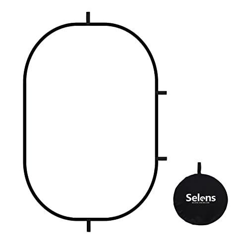 Selens Soft White Diffuser Foldable Light Diffuser Light Diffusion Panel with Carry Bag, Diffuser Fabric Light Modifier for ​TV Production Video Studio Photography Interview Portrait Shots -31x47in… - Image 1