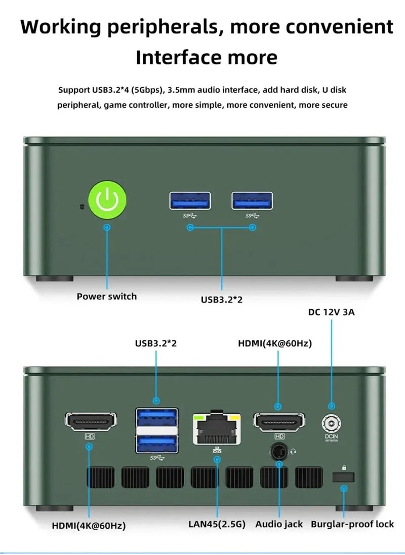 GMKTec G3N100 Mini Computer Host Office Game AMD Mini Electric Host MINI PC - pzsku/Z0BBDAFDD25485D924E0DZ/45/_/1714504259/a95f652c-146a-4263-a48a-355b7f5c3eac