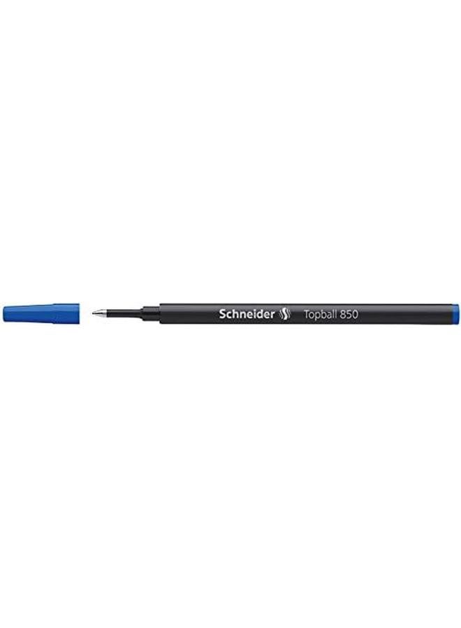 Schneider Topball 850 Rollerball Refill 0.5 Mm European Size Blue Ink Box Of 10 Refills 8503 - Image 3