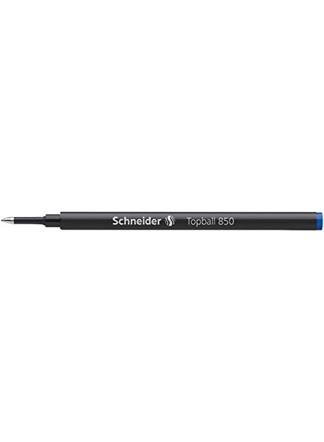 Schneider Topball 850 Rollerball Refill 0.5 Mm European Size Blue Ink Box Of 10 Refills 8503 - Image 4