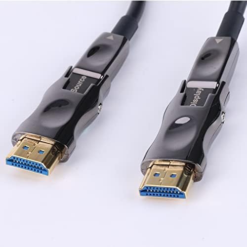 Pacroban Long8K Fiber Optic HDMI Cable Detachable Connectors - 8K 60Hz, HDR, HDCP 2.2, Active High Speed 18Gbps, Video Resolution- @60Hz 4:4:4 Slim Light(50ft) - Image 3