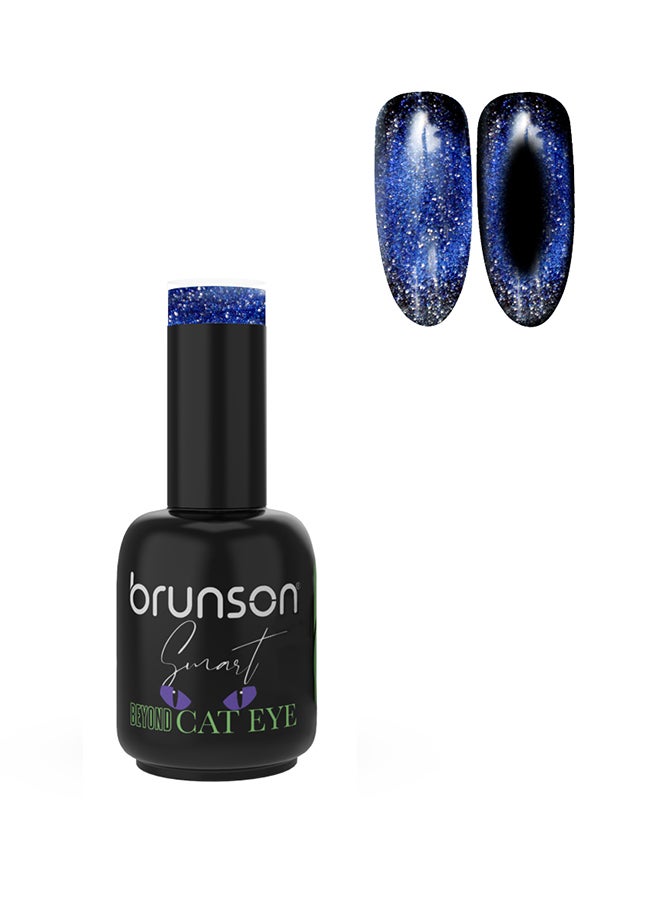 brunson Gel Nail Polish 15ml Smart Beyond Cat Eye Gel Polish Glossy Shine Finish Long Lasting Sparkle UV Soak off Gel Nail Polish for Nail Art French Manicure Pedicure Salon Quality Chip Resistant Gel Nail