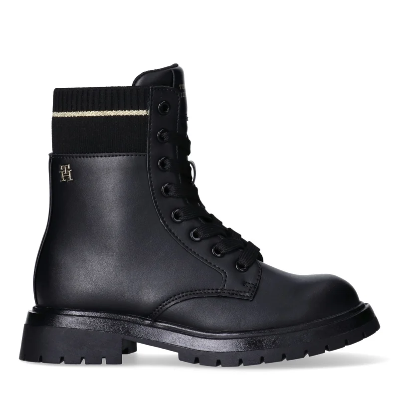 تومي هيلفيغر Little Lace up Boots