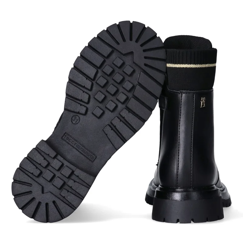 تومي هيلفيغر Little Lace up Boots