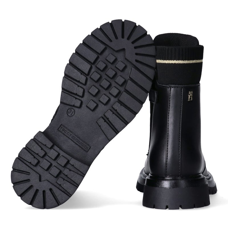 تومي هيلفيغر أحذية بوت دانتيل قصيرة - Image 5