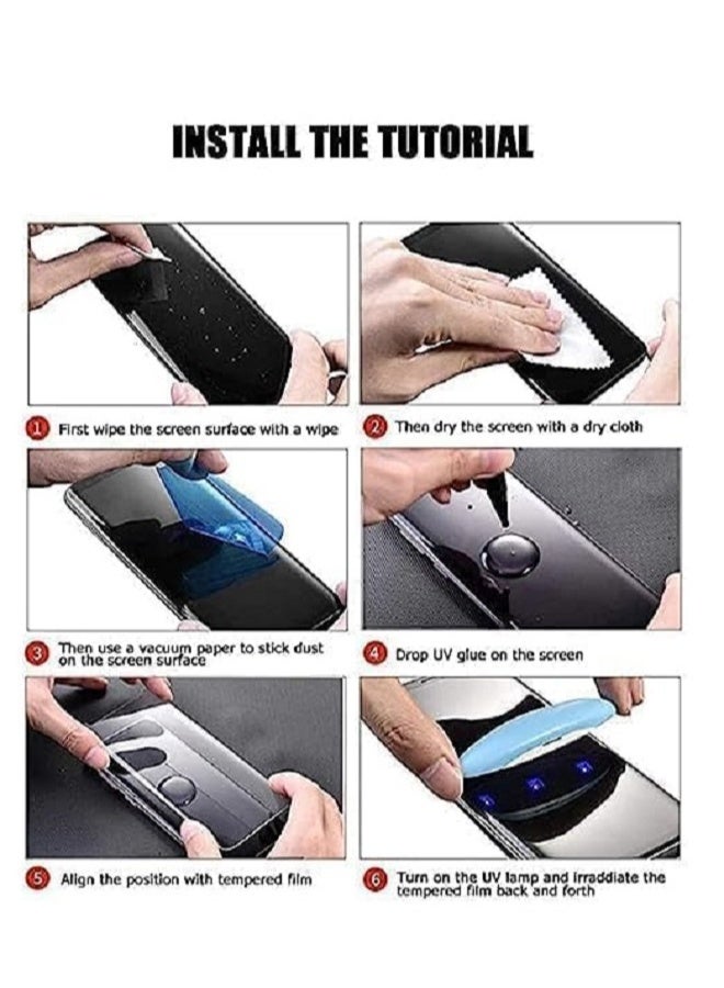 UV Curved Tempered Liquid Glue Glass For Vivo V27 5G - Image 5