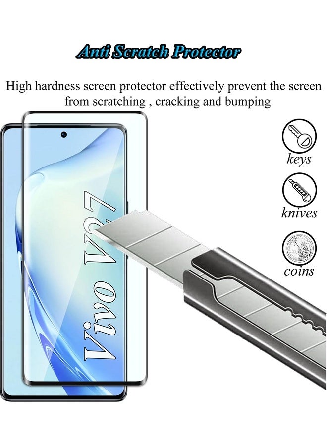 UV Curved Tempered Liquid Glue Glass For Vivo V27 5G - Image 3