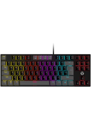لوحة مفاتيح الألعاب انجليزى .ATOM TKL MK876 ميكانيكية RGB - مفتاح أزرق - عامل شكل حجم TKL - أغطية مفاتيح حقن مزدوجة - 16 تأثير إضاءة - pzsku/Z0BBE4AD5036507A8D902Z/45/_/1715808611/0c54510f-436f-472f-aceb-18ca05cfe827