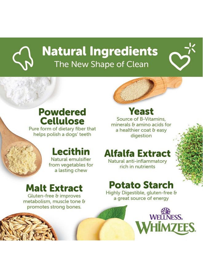 ويمزيس - WHIMZEES by Wellness Variety Box: مضغ أسنان طبيعي بالكامل للكلاب (متوسط الحجم)، 28 قطعة - مكافآت للكلاب، منعشة للنفس، خالية من الجلوتين والحبوب (قد تختلف العبوة) - Image 1