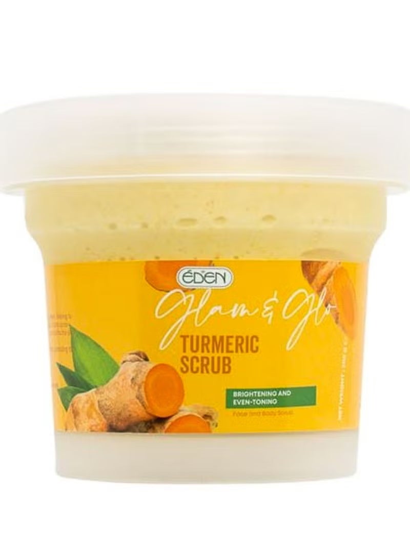 إيدين ايدن جلام اند جلو مقشر ومفتح الوجه والجسم بالكركم - 200 جرام‎ - Image 1
