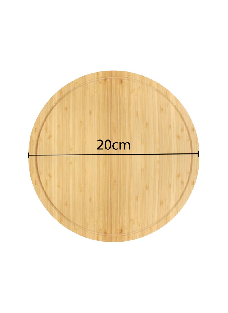 BLACKSTONE - Wooden Cutting Board 3Pcs Set BCW1402 (1 Rectangle + 1 Square + 1 Circle) Best for Meat, Vegetables and Cheese - Image 1