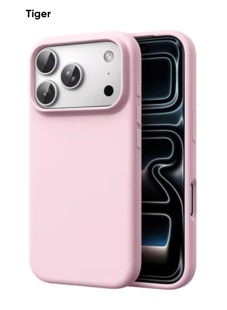 TIGER iPhone 17 Pro Max Case Liquid Silicone Shockproof Anti-Scratch Cover with Microfiber Lining – Slim, Soft Touch Full Protection Phone Case for iPhone 17 Pro Max 6.7 Inch - Image 3