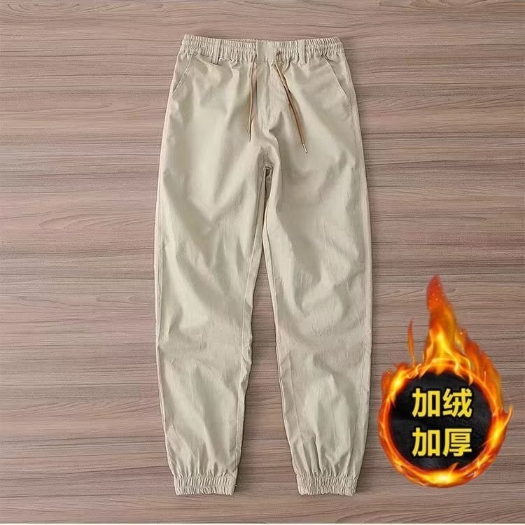 2023 Workwear Pants Fleece-Lined Welders Work Anti-Scald Wear-Resistant Trousers Loose Workwear Labor Protection Pants - Image 3