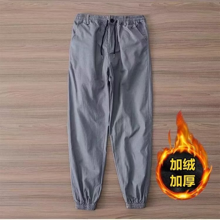 2023 Workwear Pants Fleece-Lined Welders Work Anti-Scald Wear-Resistant Trousers Loose Workwear Labor Protection Pants - Image 4