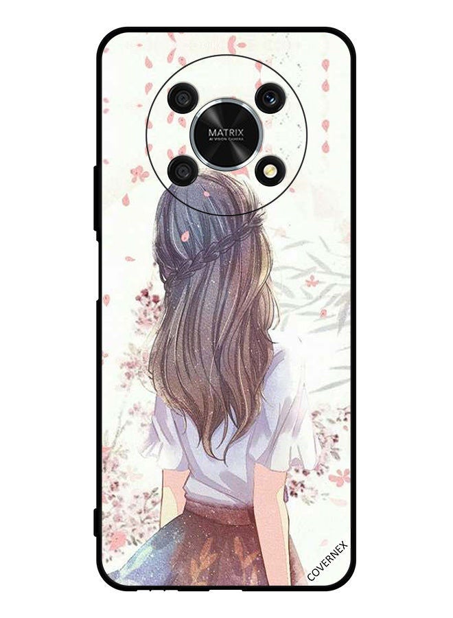 Covernex Protective Case Cover For Honor X9 5G Cute Girl In Deep Thinking - Image 1