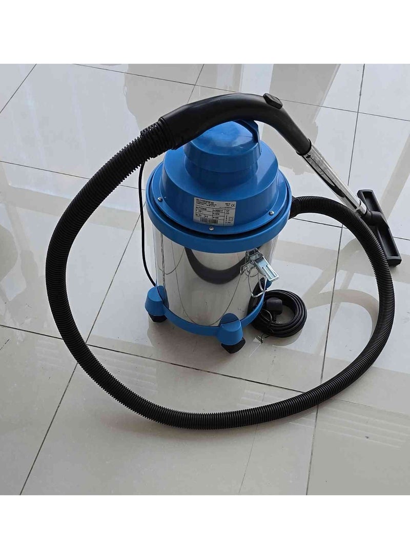 Fiorentini F11 Dry/Wet Industrial Vacuum Cleaner – 1000W motor, 11L capacity, 210 m³/h airflow, 226 mbar vacuum pressure, 71 dB low noise level, 7 kg lightweight design. Built for efficiency and durability, ideal for offices, workshops, hotels, and commercial cleaning applications – Made in Italy.