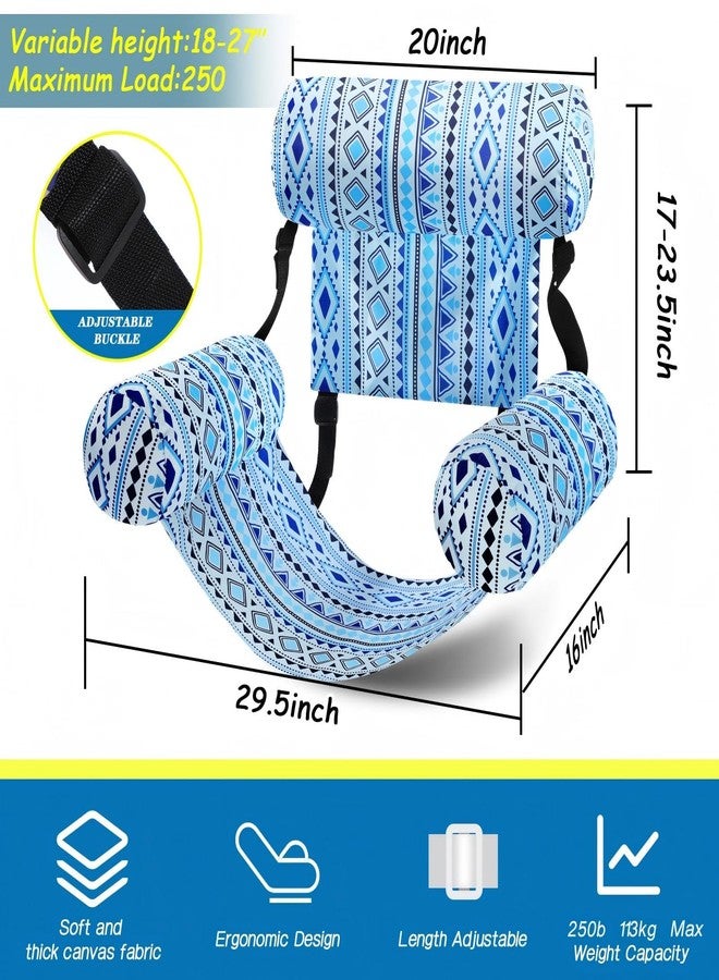 Sonwyoung 3 Pack Inflatable Pool Floats Chairs Adult Floating Lounge Summer Chair Adjustable Hammock Water Floating Chair Swimming for Party Beach Water Lake Fun(Boho Style,Playful Color) - Image 3