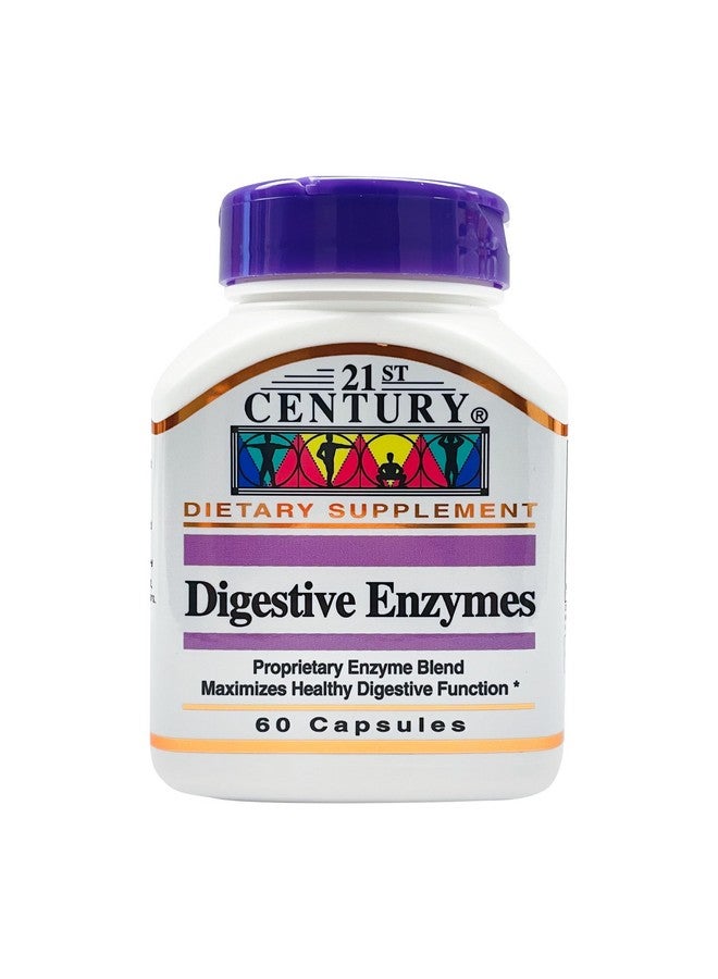 21st Century Digestive Enzymes Capsules, 60 Count (Pack of 2) - Image 2