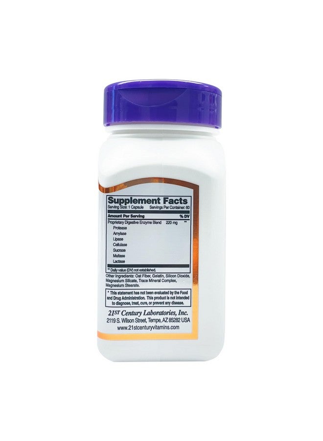 21st Century Digestive Enzymes Capsules, 60 Count (Pack of 2) - Image 4