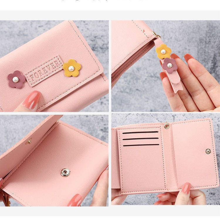 Multifunctional Solid Color PU Leather Wallet, RFID Blocking Design Portable Daily Storage Purse for Cards Cash Coin Business Use - Image 3