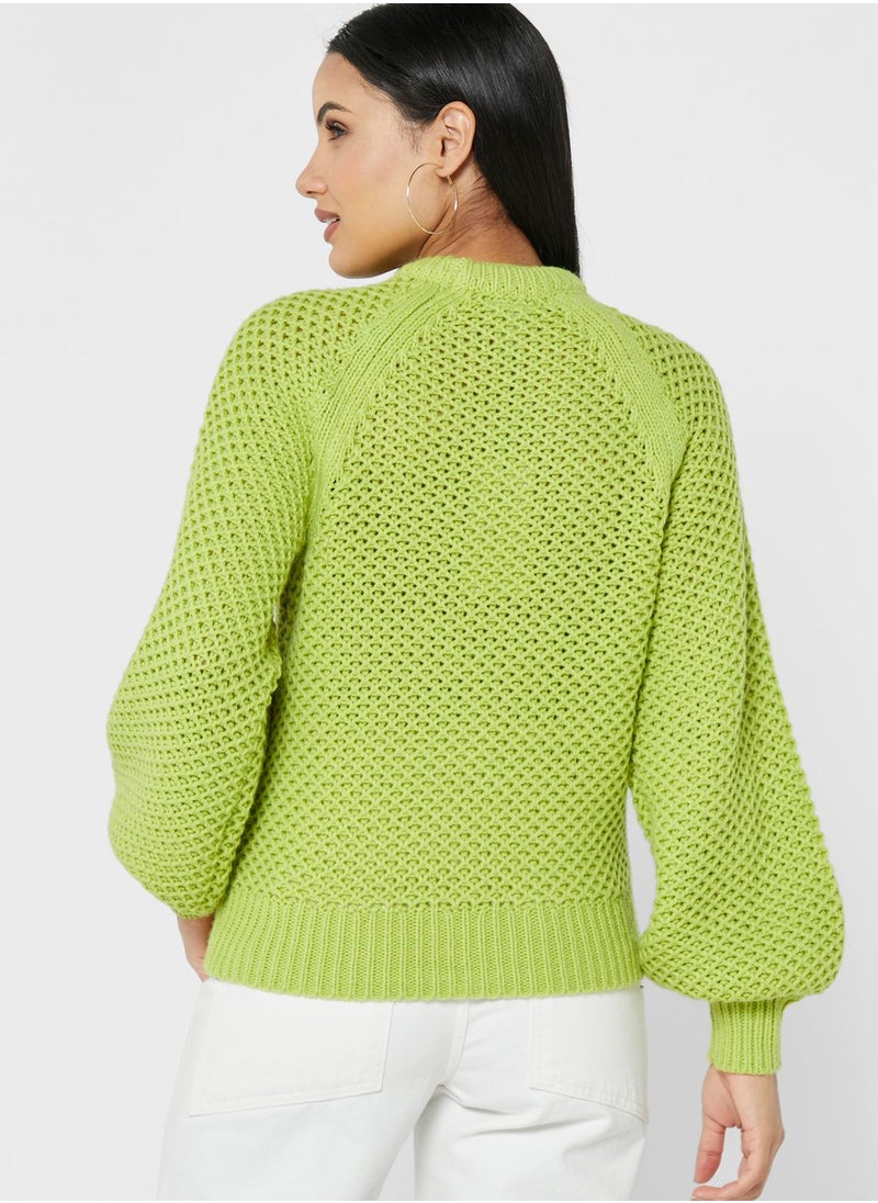 VERO MODA - Crew Neck Knitted Sweater - Image 1