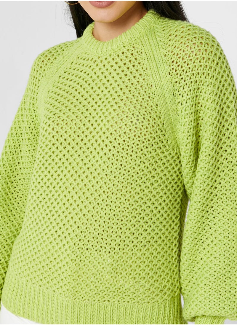 VERO MODA - Crew Neck Knitted Sweater - Image 1
