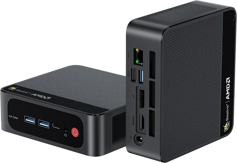 Beelink SER5 Mini PC AMD Ryzen 5 5500U Up to 4.0GHz 6C/12T,16GB RAM 500GB SSD, DP, HDMI Dual Display, 2.5G LAN, WiFi 6 BT5.2, W-11 Pro Mini Computer - Image 1