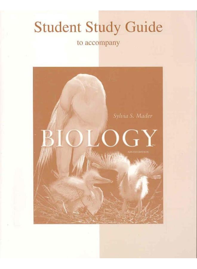 Student Study Guide To Accompany Biology  Ed   9