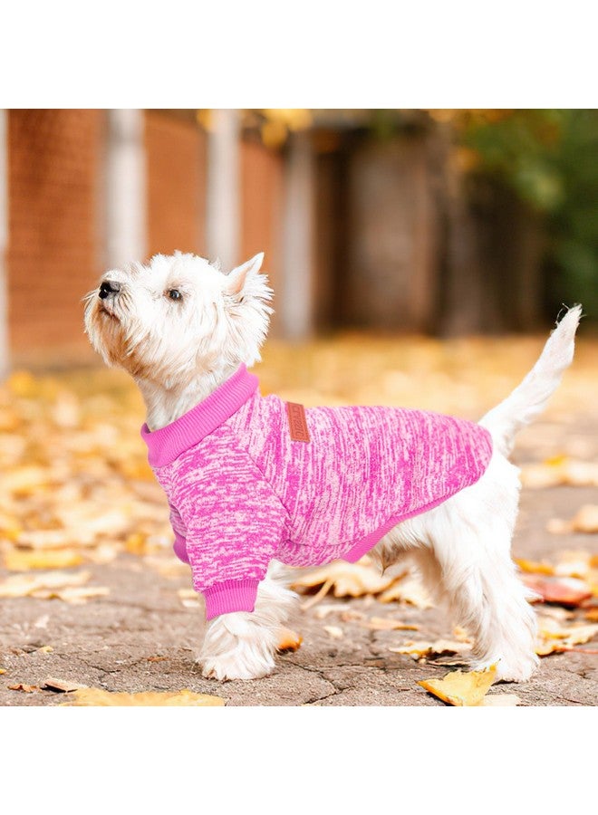 قطعتان من سترات الكلاب للكلاب الصغيرة، ملابس خريف وشتاء للكلاب، سترات صوفية دافئة سميكة للكلاب الصغيرة، سترة صغيرة للأولاد والبنات، يوركشاير تيرير، شيواوا، مقاس XXS - Image 5