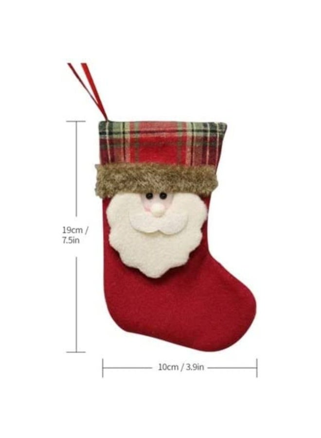 أكاليكس مجموعة زينة معلقة على شكل جوارب عيد الميلاد، مكونة من 3 قطع، متعددة الألوان، 19×10 سنتيمتر - Image 2
