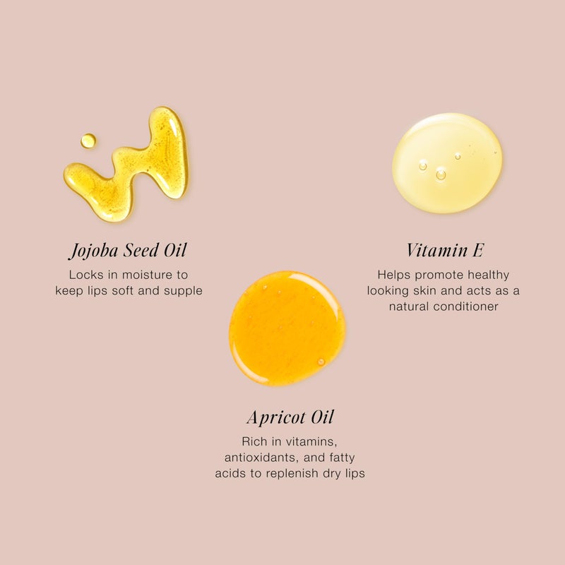 Jouer Essential Hydrating Lip Oil â€“ Moisturizing Dry Lip Treatment Serum - Fragrance Free Clear Lip Oil - Jojoba Seed Oil and Apricot Oil Formula, Natural Shine - Image 3