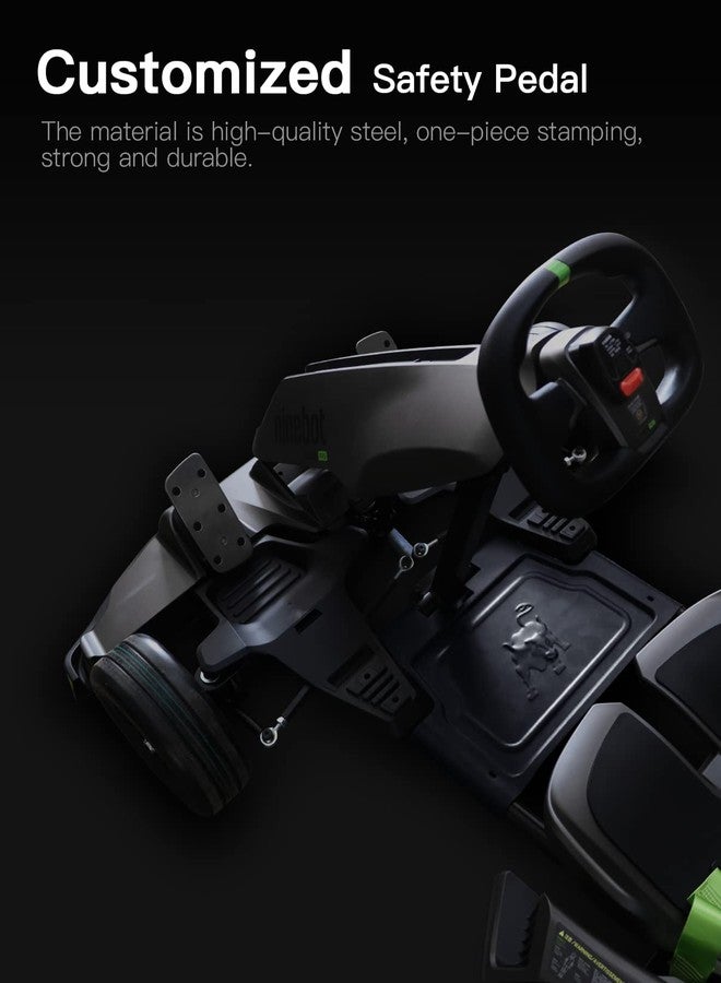 دواسة أمان Stio لعربة GoKart Pro و Kit - متوافقة مع Ninebot by Segway GoKart PRO - إطار من الفولاذ المقاوم للصدأ - قطع غيار وملحقات - Image 3