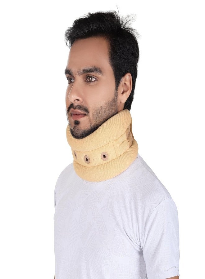 MEDTRIX Soft Cervical Collar for Neck Pain & Support Beige (XL) - Image 1
