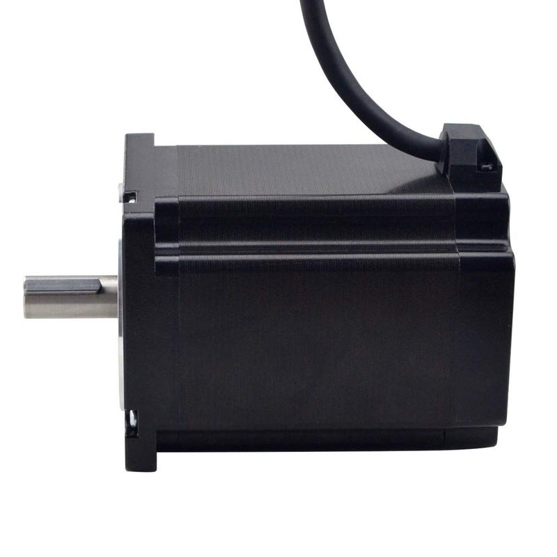 STEPPERONLINE Nema 34 Stepper Motor 8.5Nm(1203.94oz.in) 6.0A 14mm Key-Way Shaft with 1m Cable - Image 2