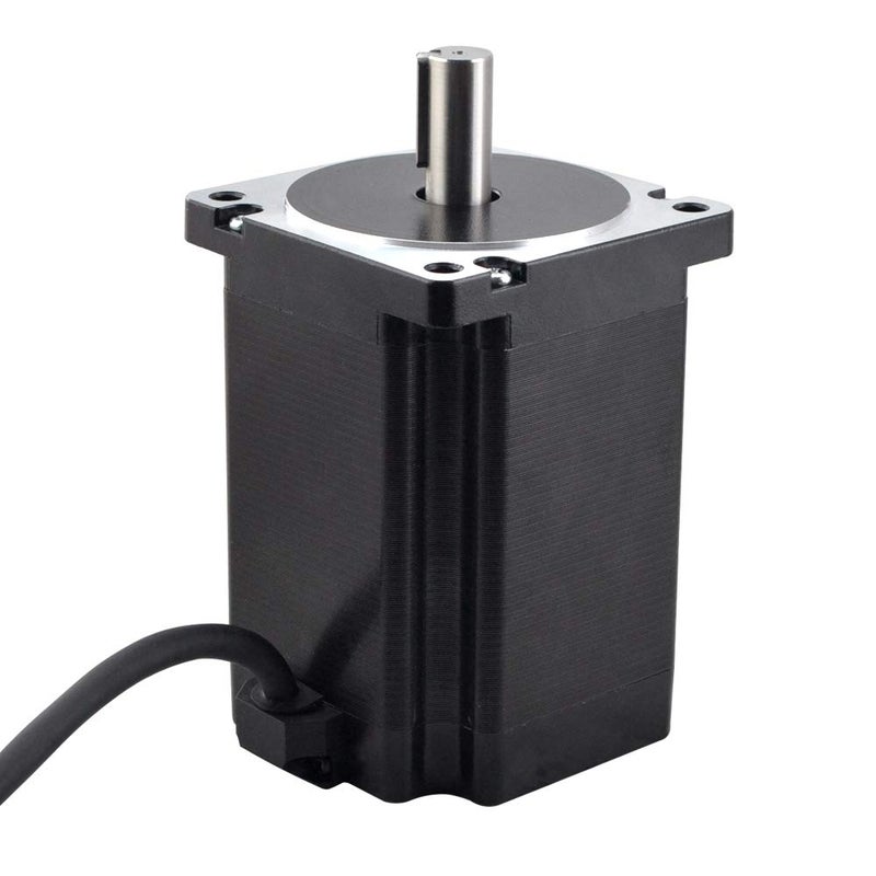 STEPPERONLINE Nema 34 Stepper Motor 8.5Nm(1203.94oz.in) 6.0A 14mm Key-Way Shaft with 1m Cable - Image 4
