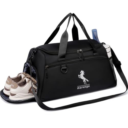 Marengo Gym Bag for Men & Women with Shoe & Wet Compartment - Duffle Bag for Travel, Sports, Fitness & Workout, gifts for men&women - Image 1