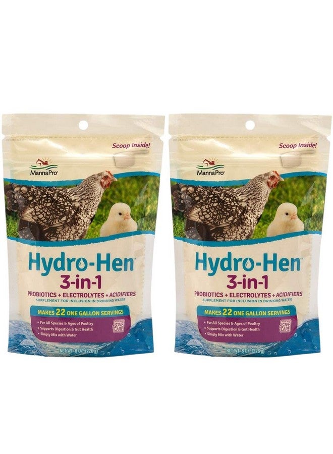 مانا برو عبوتان من مكمل هيدرو-هن 3 في 1 للمياه مع البروبيوتيك والإلكتروليتات والمُحمضات للدجاج2