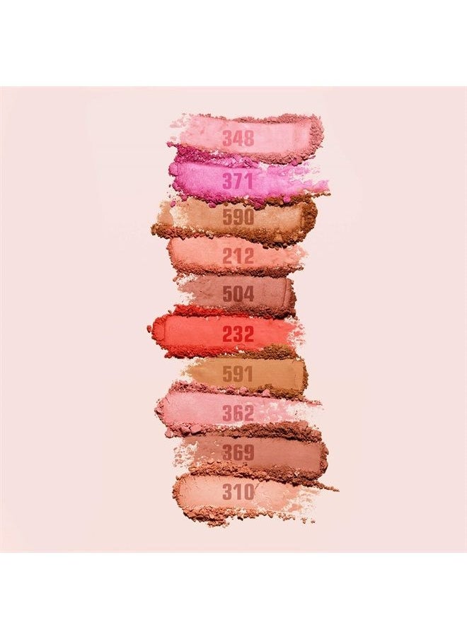 3INA 3INA The Blush 590 - Natural, Light Mineral Powder Blush For Sensitive Skin - Blendable, Buildable Rouge - Pigmented, Dewy Glow - Vegan, Cruelty Free, Eco Friendly Makeup - Brown Red Color - 0.26 Oz  - Image 4
