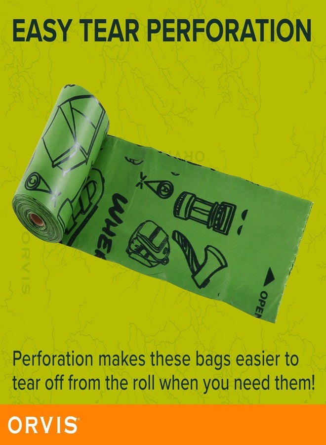 Orvis Compostable Waste Bags for Dogs, Extra Large, Unscented Green Dog Poo Bags, 8 Rolls, 120 Bags Total | Compostable Doggy Bags Made from Cornstarch, 9in x 14in - Image 4