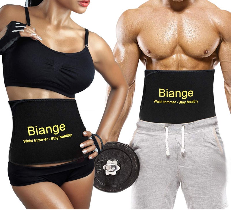 Biange حزام الخصر بيانجي للنساء والرجال حزام العرق مشد الخصر حزام البطن لف المعدة - Image 1